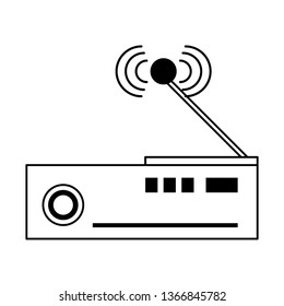 Television codifier technology device in black and white