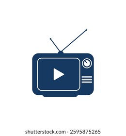 television - communication icon vector