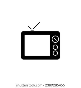 Television concept line icon. Simple element illustration. Television concept outline symbol design.