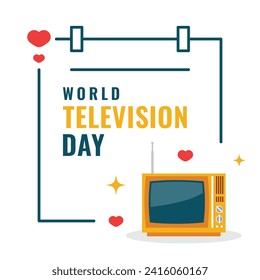 Television Day Illustration Design Template