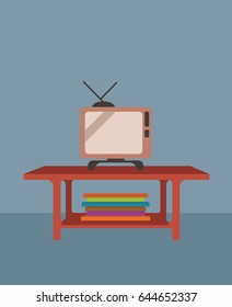 Television in a desk