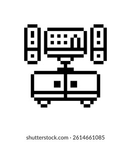 television device object pixel art