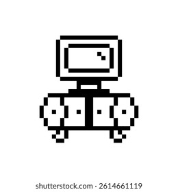 television device object pixel art