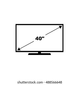 television Diagonal  Screen Size 40 inch