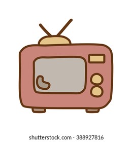 Television Doodle Icon