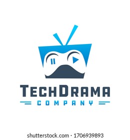 television drama game logo design