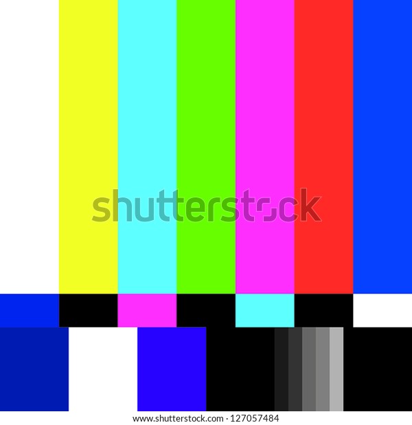 Television Error On Television Screen Stock Vector (Royalty Free ...