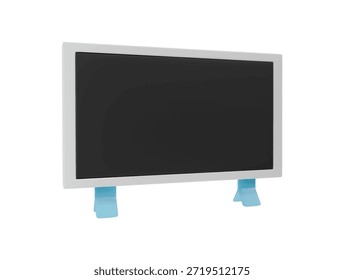 Icono de televisión Ilustración de render 3d