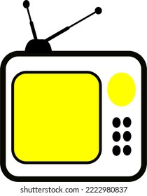 television icon design for the purposes of supporting the logo and completeness of the application