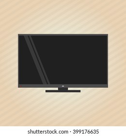 television icon design, vector illustration