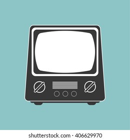 Television icon design, vector illustration