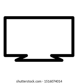 television icon design vector template