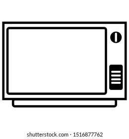 television icon design vector template