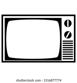 television icon design vector template