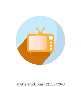 diseño de iconos de televisión plantillas vectoriales blancas en segundo plano