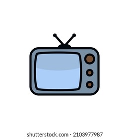 television icon design vector templates white on background