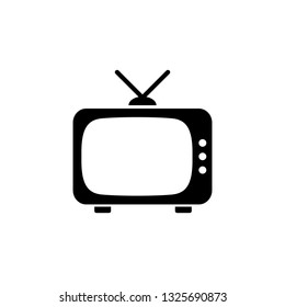 Television Icon. Editable vector stroke 64x64 Pixel.