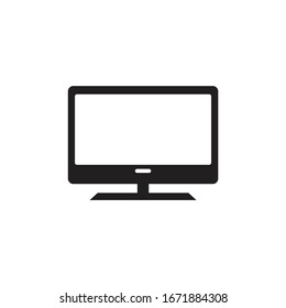Icono de televisión, vector de signo/símbolo electrónico