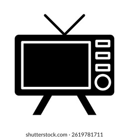 Elemento de icono de televisión para el diseño