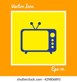 Television Icon. Eps-10.