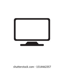 television icon flat design. vector illustration