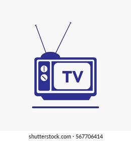 Television Icon. Graphic Vector Symbol