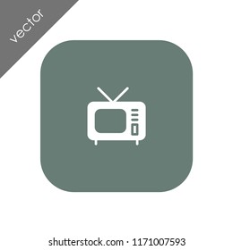 television icon - illustration