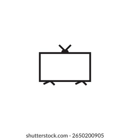 desenho do elemento de ilustração do ícone da televisão