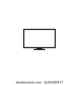 desenho do elemento de ilustração do ícone da televisão