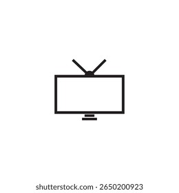 desenho do elemento de ilustração do ícone da televisão