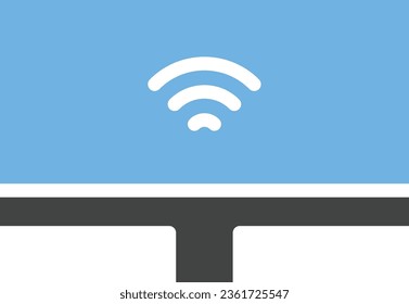 Imagen del icono de la televisión. Adecuado para aplicaciones móviles.