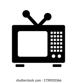 television icon or logo isolated sign symbol vector illustration - high quality black style vector icons
