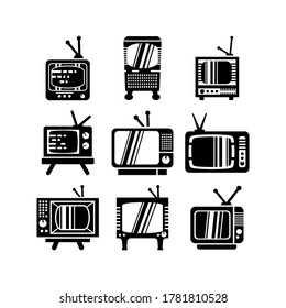 television icon or logo isolated sign symbol vector illustration - Collection of high quality black style vector icons
