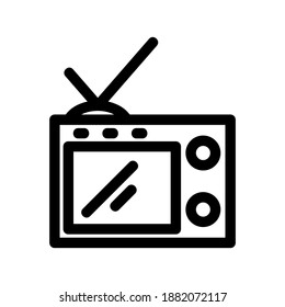 television icon or logo isolated sign symbol vector illustration - high quality black style vector icons
