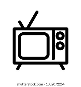 television icon or logo isolated sign symbol vector illustration - high quality black style vector icons
