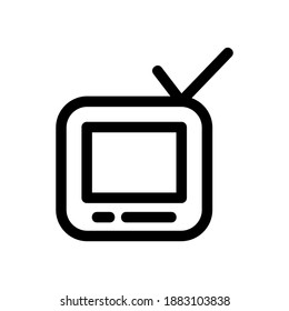television icon or logo isolated sign symbol vector illustration - high quality black style vector icons
