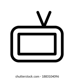 television icon or logo isolated sign symbol vector illustration - high quality black style vector icons
