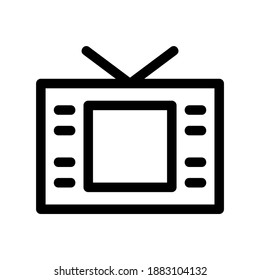 television icon or logo isolated sign symbol vector illustration - high quality black style vector icons
