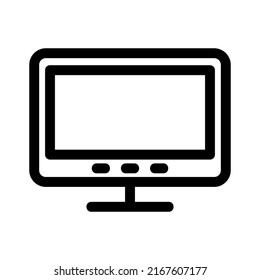 television icon or logo isolated sign symbol vector illustration - high quality black style vector icons
