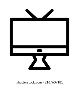 television icon or logo isolated sign symbol vector illustration - high quality black style vector icons
