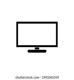 símbolo de símbolo vectorial del conjunto de iconos de televisión