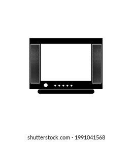 television icon set vector sign symbol