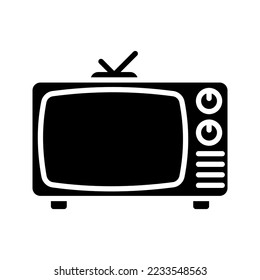 Television icon. sign for mobile concept and web design. vector illustration