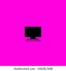 television icon sign signifier vector