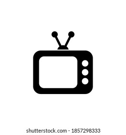 television icon symbol vector on white background