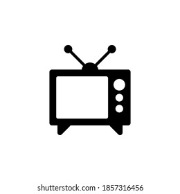 television icon symbol vector on white background