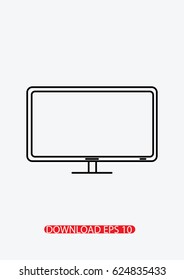 Television icon, Vector