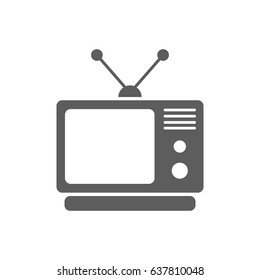 Television icon vector