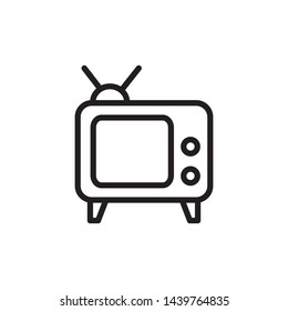 television icon vector design template