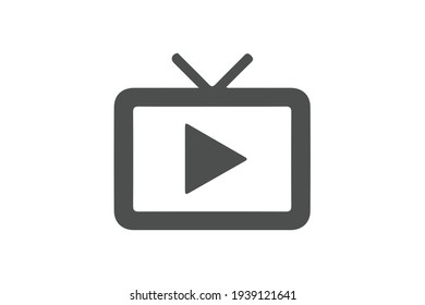Television Icon Vector Design Template. TV Icon